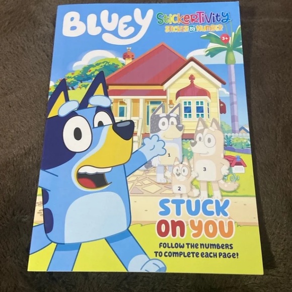 Bluey Set of Activity Books Stickers Book and Paint with Water NWT - Picture 3 of 6